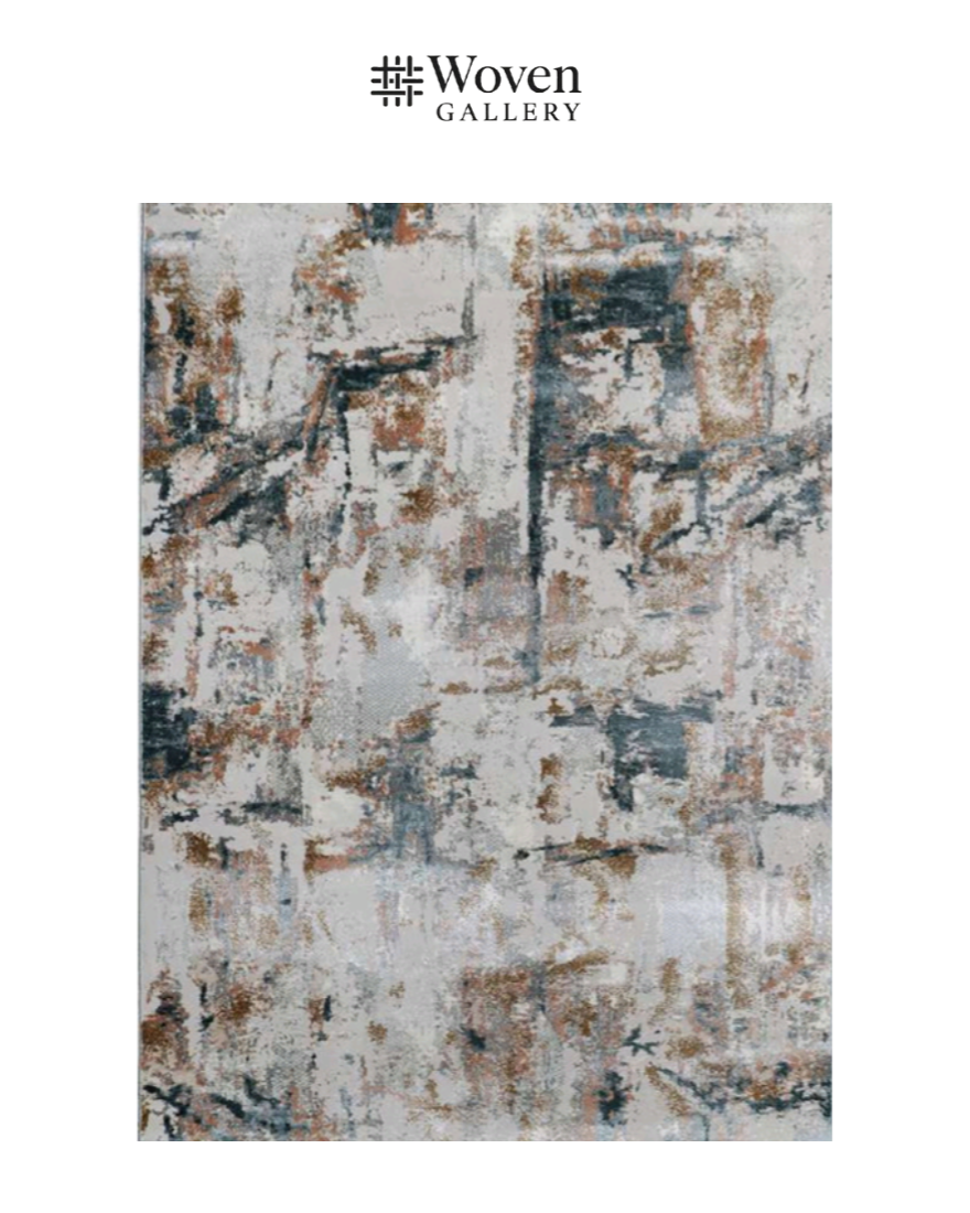 AZURE/GREY WHITE CARPET