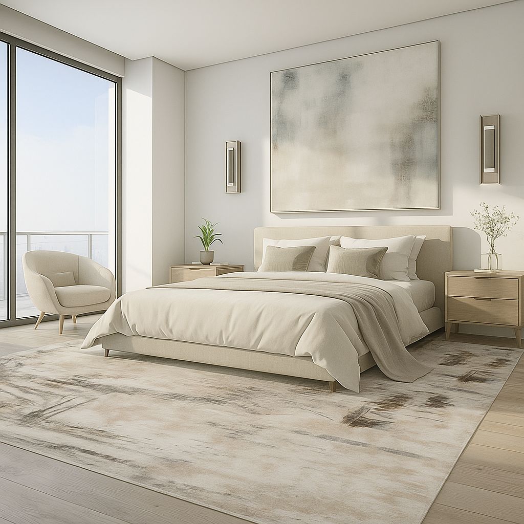 COBALT/OAK CARPET - WOVEN GALLERY
