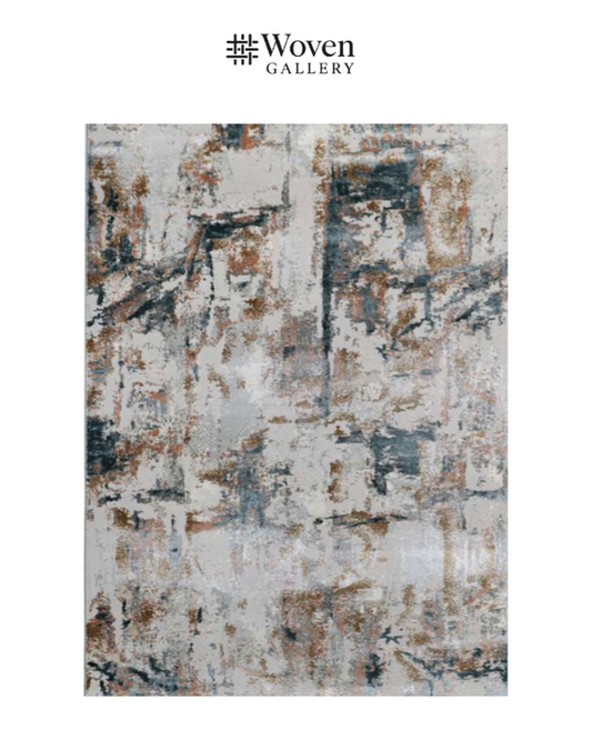 AZURE/GREY WHITE CARPET