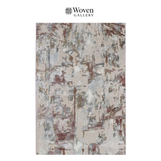 RUST/WALNUT CARPET - WOVEN GALLERY
