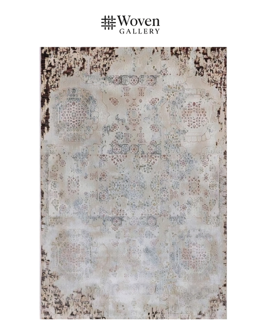 MAROON/WALNUT Carpet - WOVEN GALLERY